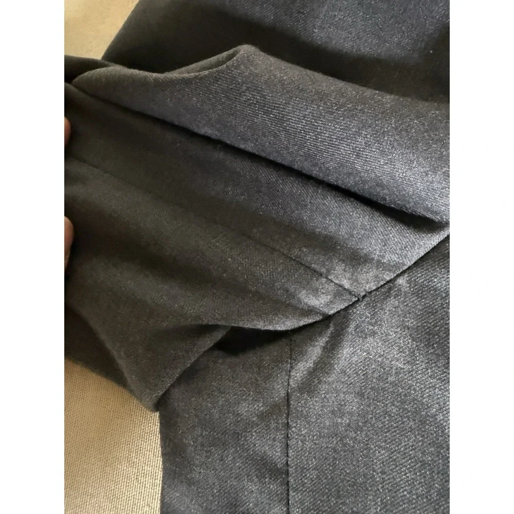 Canali Blazer Jacket Size 50L US 60L EU Gray Wool 2 Button 11220/10 Italy Mens